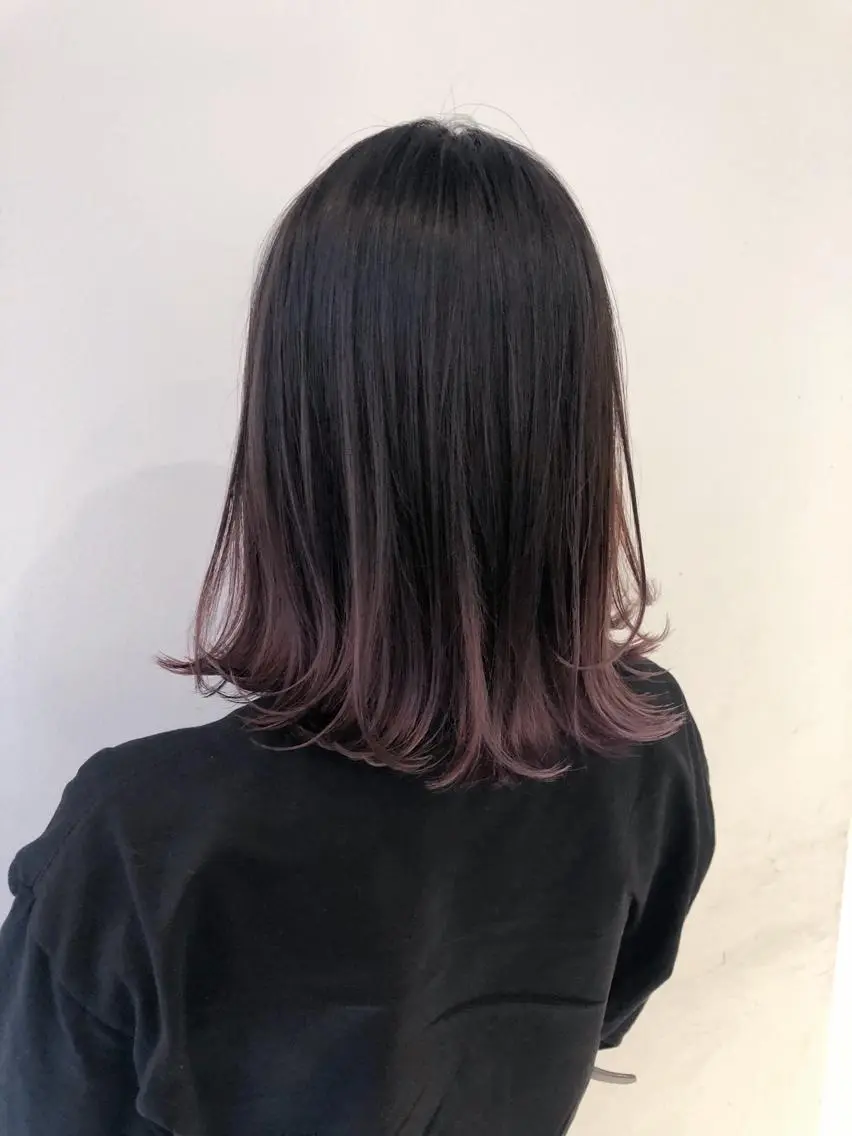 ミディアム カラー ヘアアレンジ 【公式】amble luxe池袋東口🩷のヘアスタイル