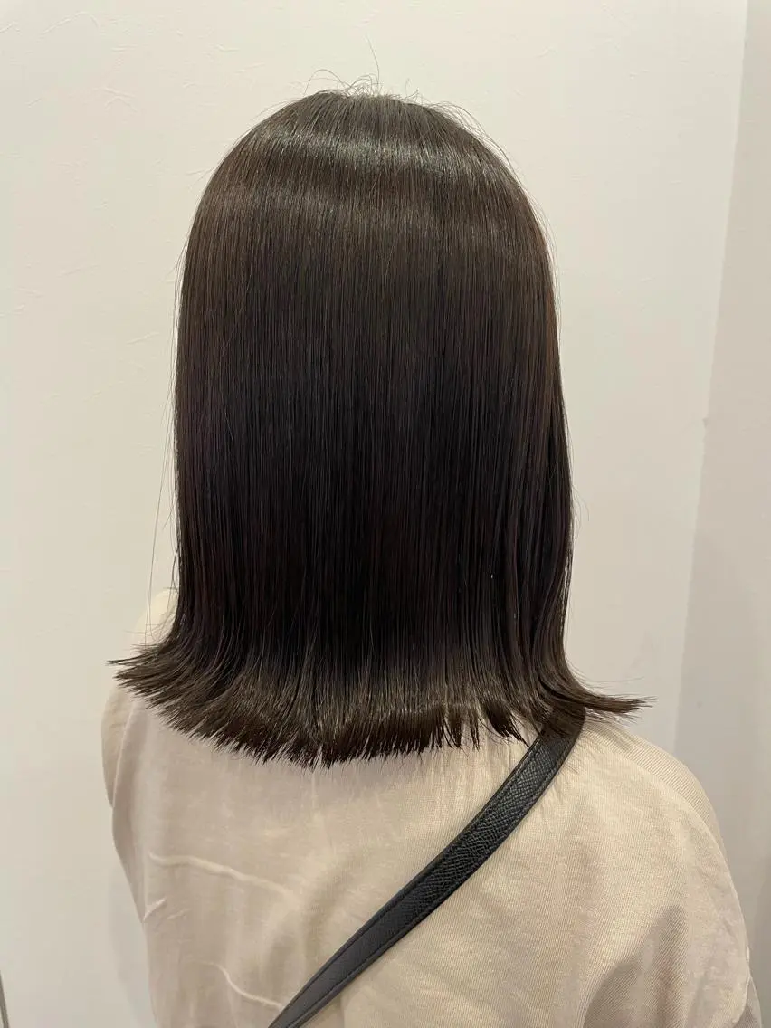 ミディアム カット トリートメント 古澤 あかねのヘアスタイル