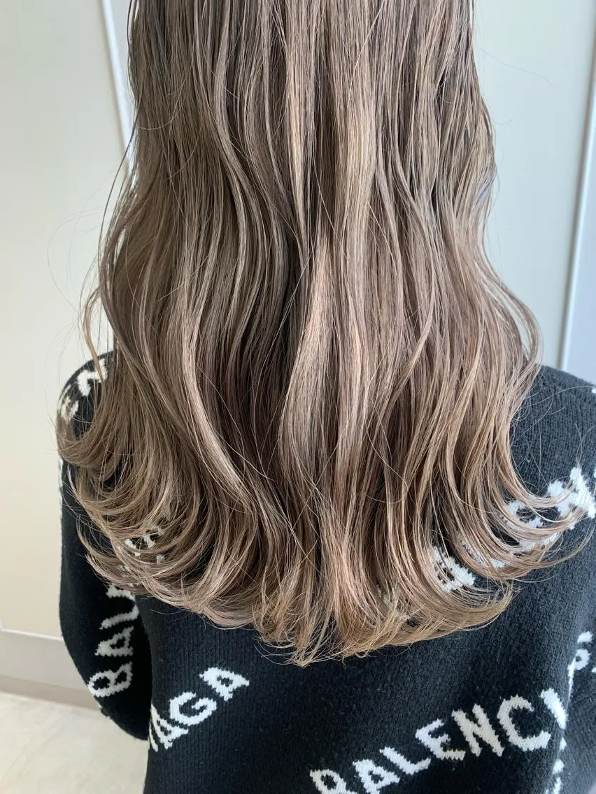 ロング ヘアカラー フリーランス　美容師 cayocoのヘアスタイル