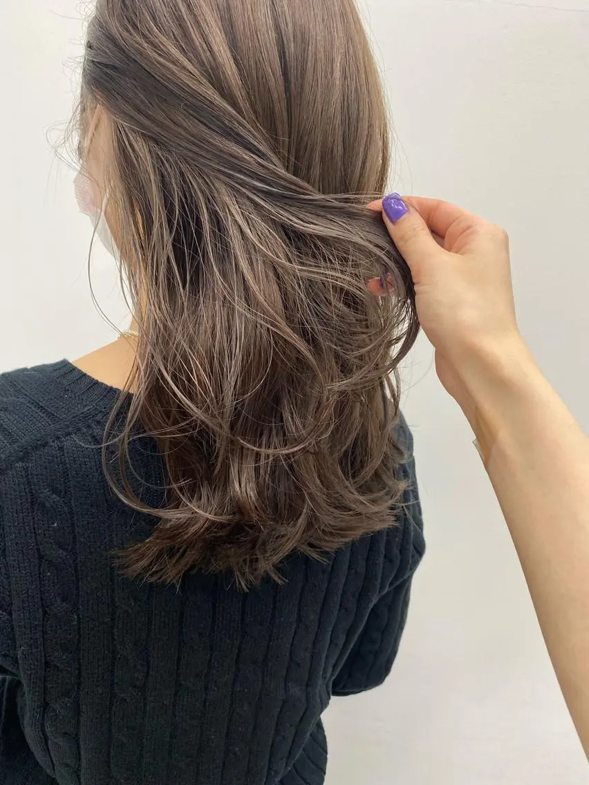 ロング カラー ヒラノホナミ 🫧透ける艶髪🫧のヘアスタイル