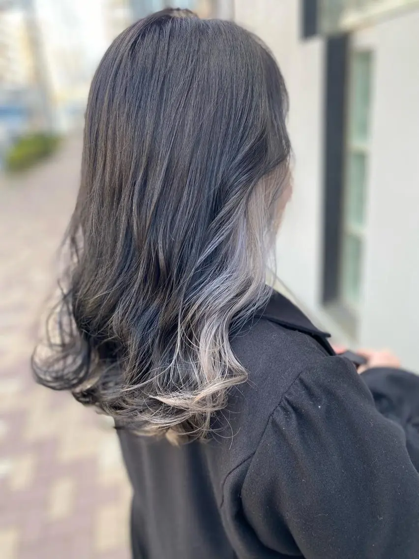 セミロング カラー 新店舗🌟美髪矯正 🌟三塚有紀子のヘアスタイル
