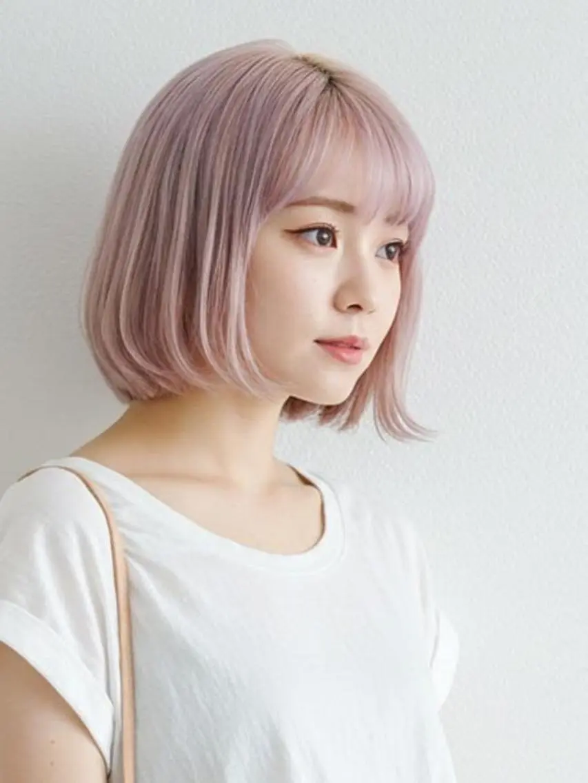 カラー バレイヤージュ ブリーチ ケアブリーチ ダブルカラー イヤリングカラー Ｈelena きらのヘアスタイル