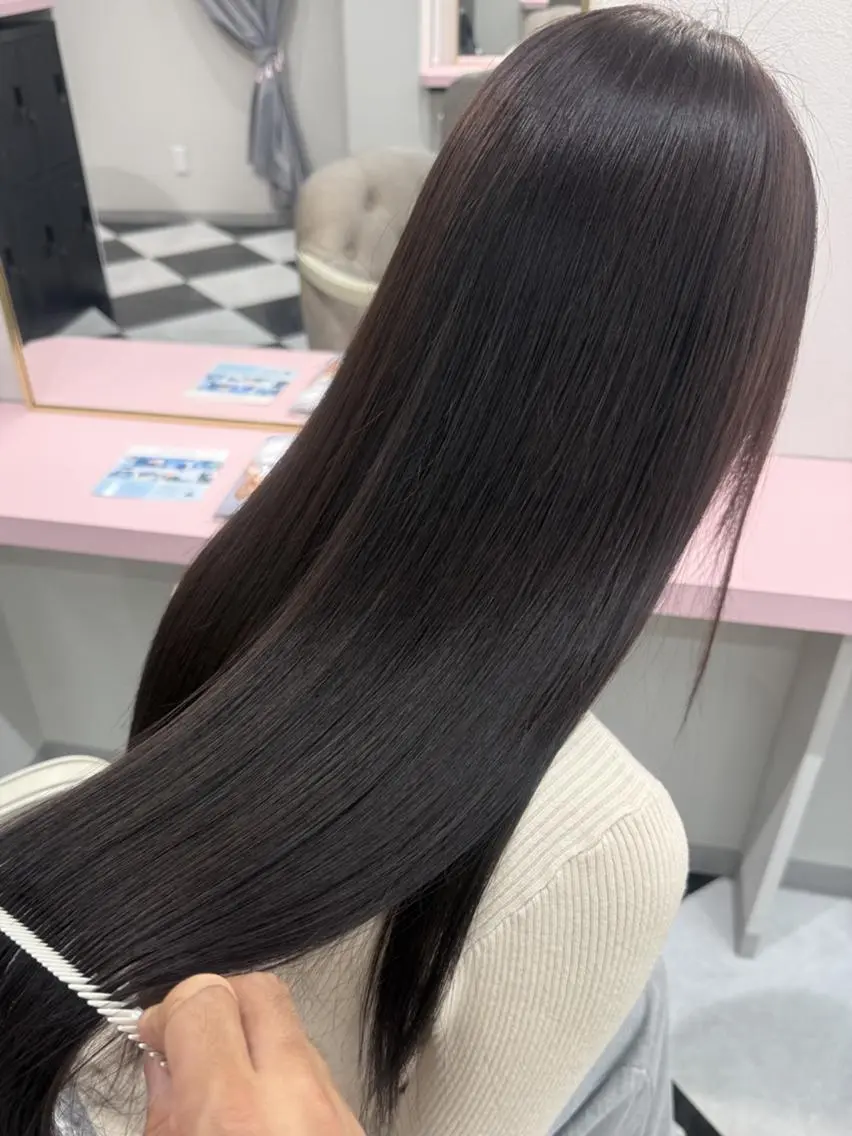 ロング カラー ロング 似合わせカラー/ ベージュ いちご🍓のヘアスタイル