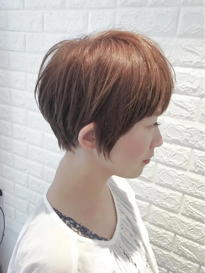 ショート カラー 大人女性ショート専門 tomodaのヘアスタイル