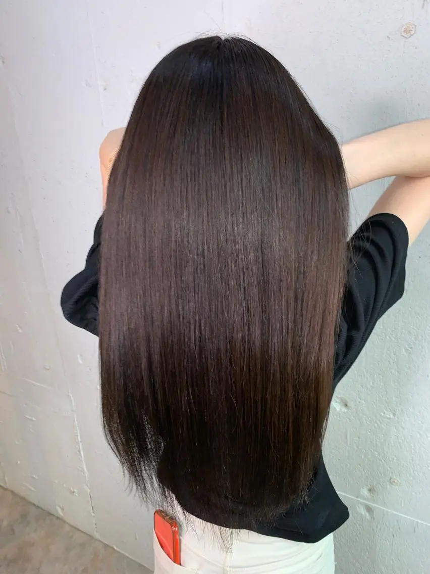 ロング カラー カット ヘアカラー 縮毛矯正 トリートメント 💛丁寧さNo.🥇 🧸片山智裕💛のヘアスタイル