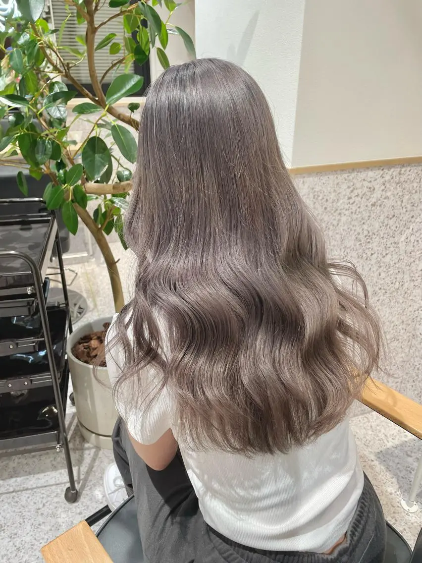 ロング カラー ヘアアレンジ トレンドレイヤー カット/mihoのヘアスタイル