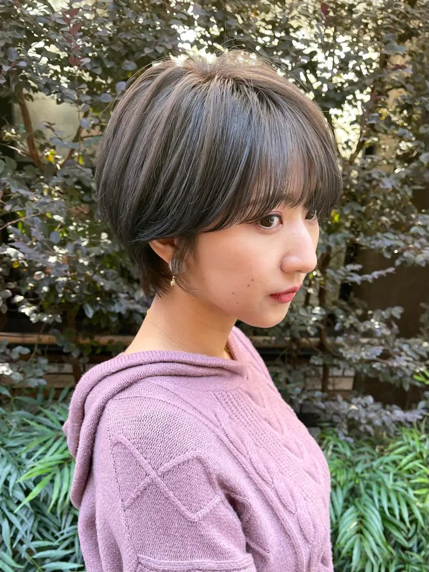 ショート ショートボブ ハンサムショート 丸みショート ボブ ショートヘア 荻窪/ショートヘア✨ ショートボブ長松大哉のヘアスタイル