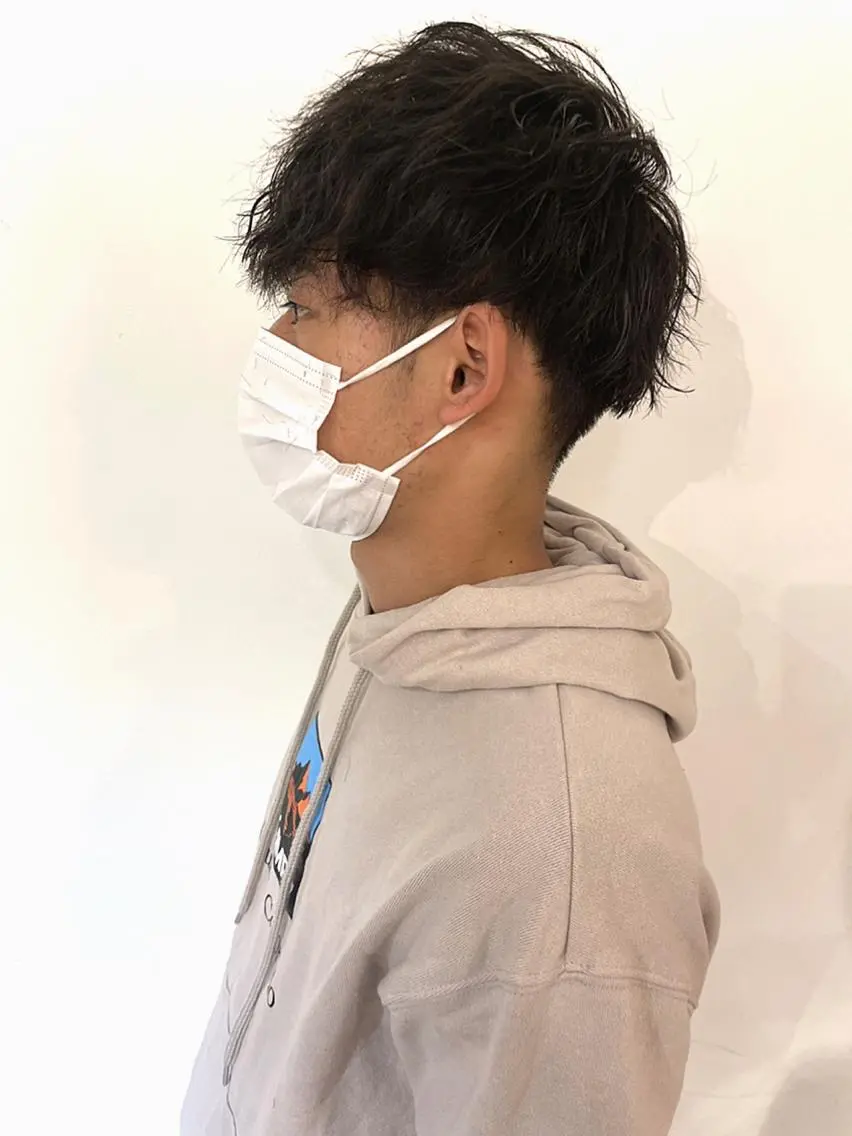 パーマ メンズ 佐藤 梨里花 ❤︎のヘアスタイル