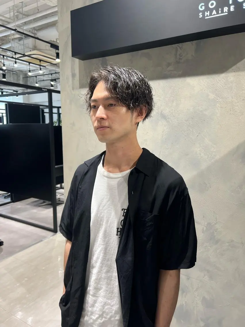 ミディアム パーマ カット パーマ kimika🥑 メンズ/髪質改善のその他イメージ