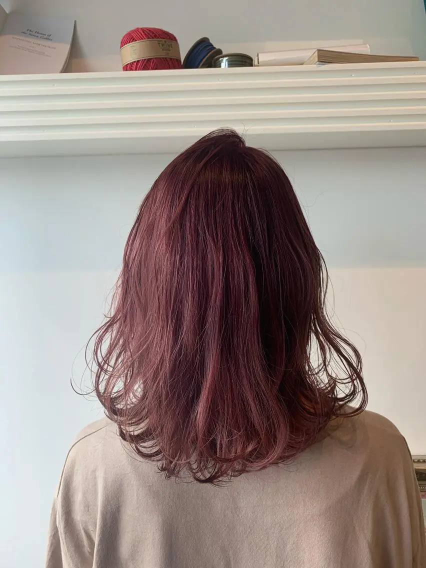 セミロング ヘアカラー トリートメント ヘッドスパ ヘアセット 大宮/山口 竣也のヘアスタイル