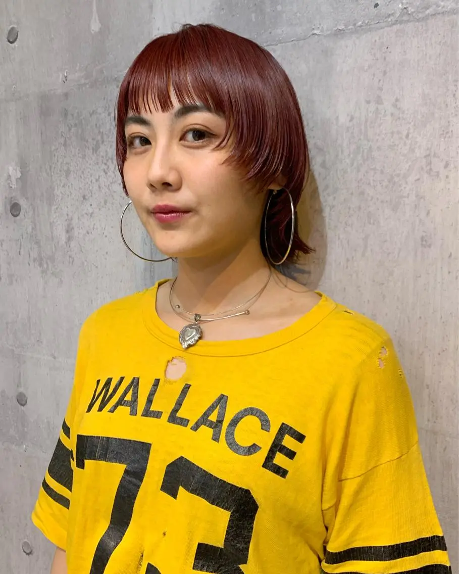 ショート カラー 圧倒的デザイン力 店長🎨RENAのヘアスタイル