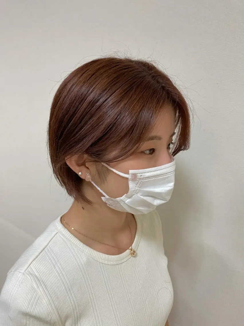 ショート パーマ ヘアアレンジ カット ヘアカラー トリートメント 【Sweep】おじま のぞみのヘアスタイル