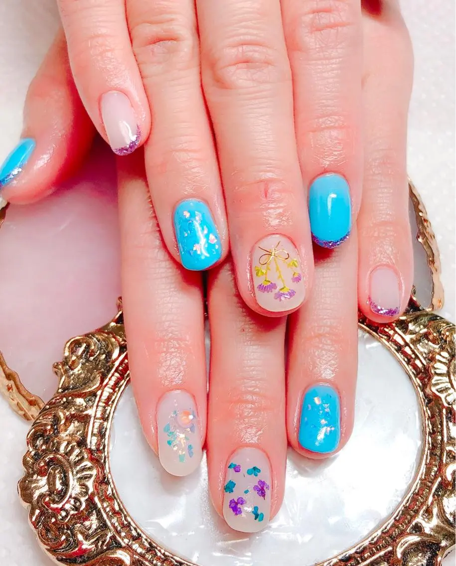 ネイル アートネイル シンプルネイル CROWN プライベートサロンのネイルデザイン