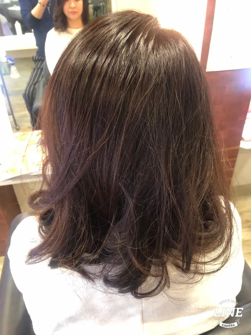 ロング アッシュ 織田 英之のヘアスタイル