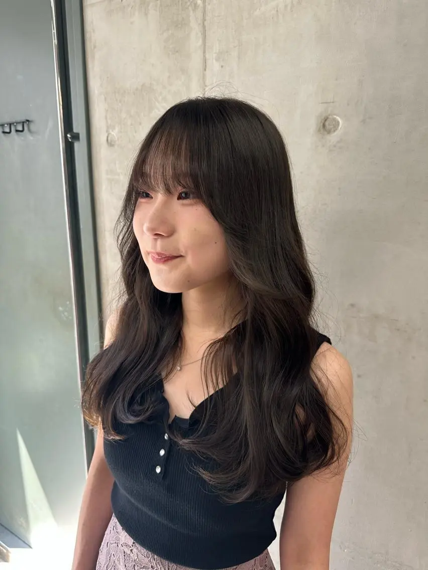 ロング カラー ベージュカラー 透明感カラー カットモデル募集中 ／HARUKA🎀のヘアスタイル