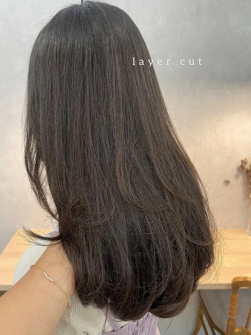 セミロング 能隅あいかFLEAR 口コミ⭐️5.0⭐️のヘアスタイル