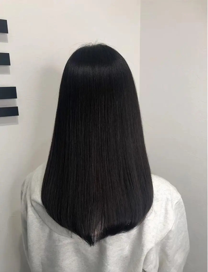 ミディアム カラー トリートメント カット トリートメント ヘッドスパ ヘアセット 🩵髪質改善🩵 韓国ヘア🩵花澤みりのヘアスタイル