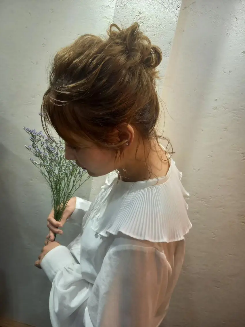 ヘアアレンジ ネイル ヘアセット ヘアメイクネイリスト hidemi中目黒のヘアスタイル
