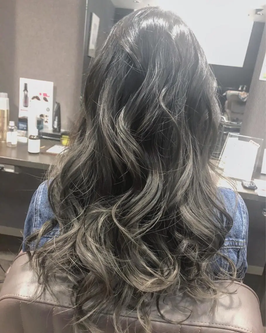 ロング カラー カット ヘアカラー トリートメント pep natsumiのヘアスタイル