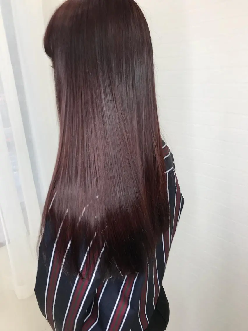 ロング カラー カット トリートメント 💜ツヤヘアケア🩷 サトウシュンスケのヘアスタイル
