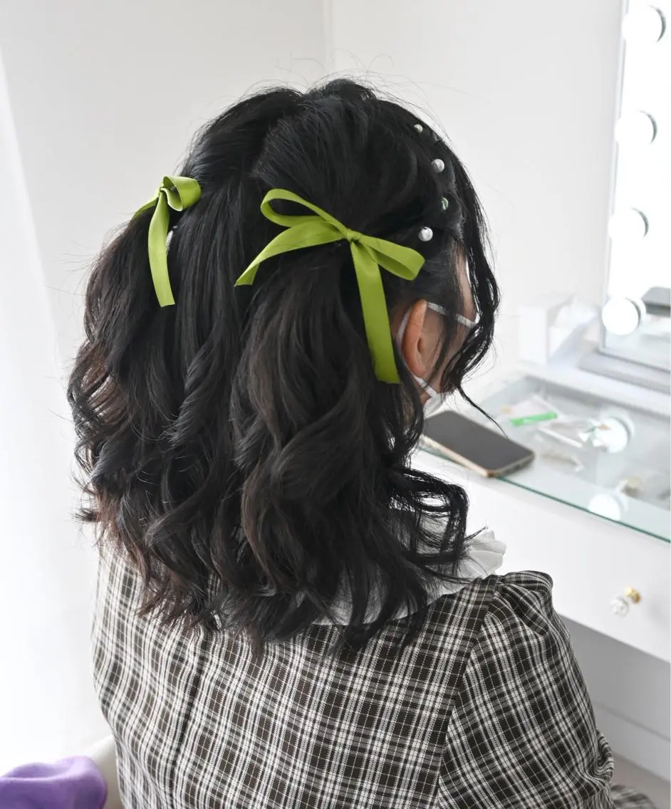 ヘアアレンジ 麻優 ヘアセットのヘアスタイル