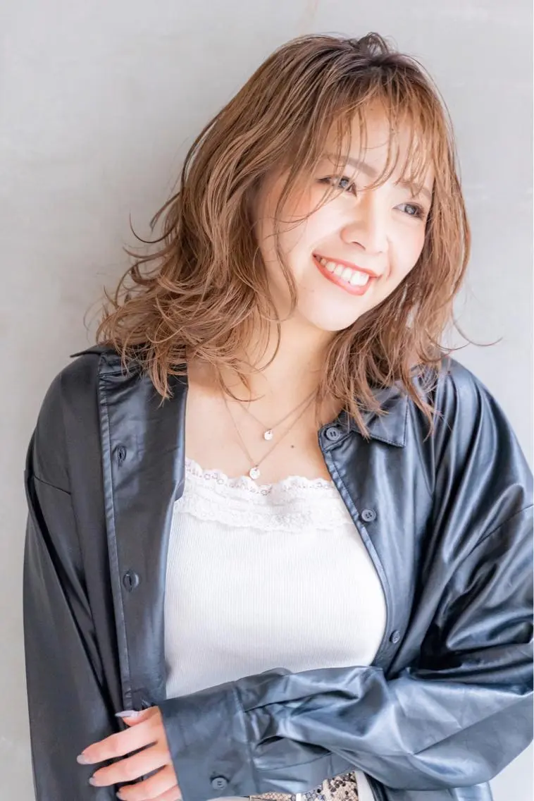カラー ハイライトカラー ヘアカラー トリートメント ヘアセット 🏄MUSASHI カラー/レイヤー/のヘアスタイル
