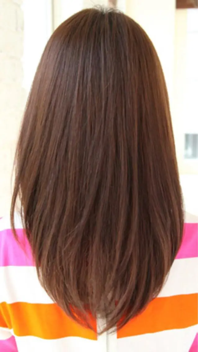 セミロング 40代ママの 若見え専門美容師のヘアスタイル