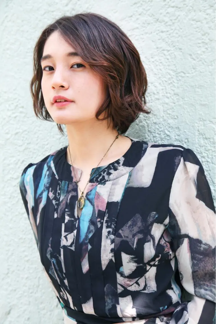 ショート カラー パーマ ヘアアレンジ 美艶ボブ イシイのヘアスタイル