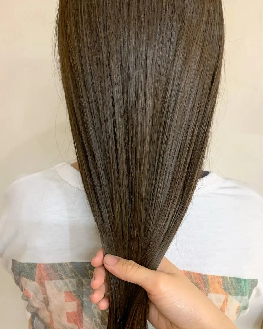 ロング クニモトハルナ ボブ/柔らかカラーのヘアスタイル