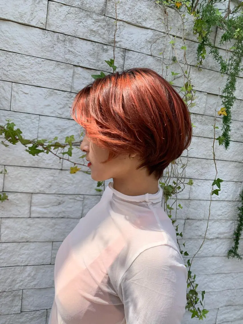 ショート 丸みショート ショートヘア 藤森 希美のヘアスタイル