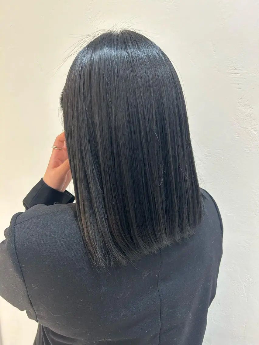 セミロング カラー ヘアカラー 髪質改善 💎Azumiのヘアスタイル