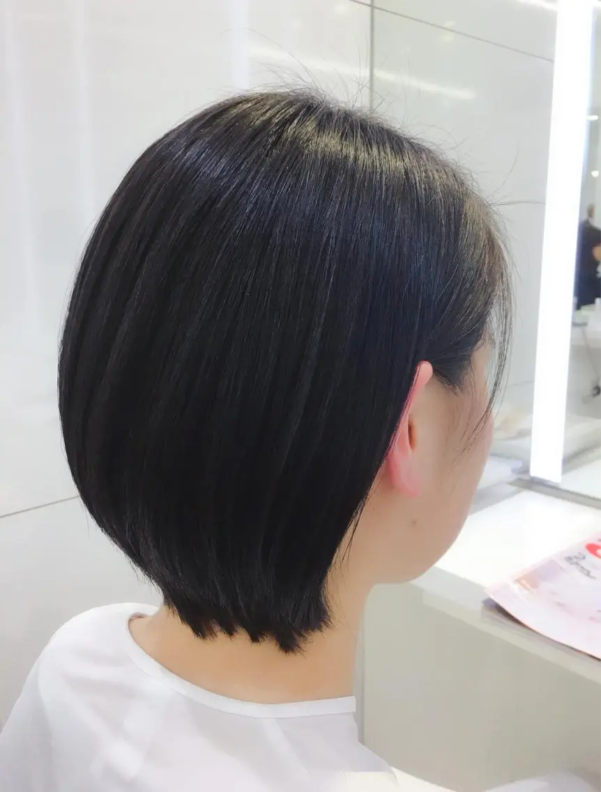 ショート パーマ ショートヘア 趙 英来のヘアスタイル