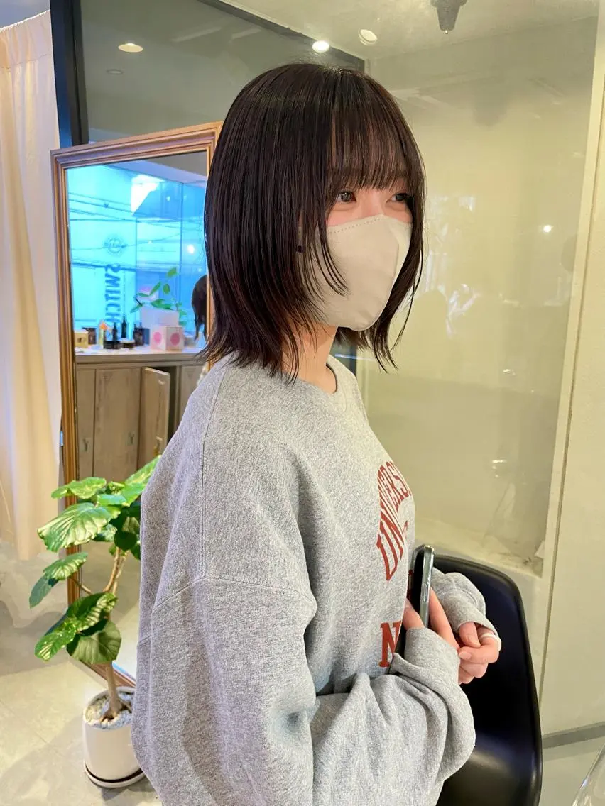 ショート カラー カット ヘアカラー ボブ/パーマ 古家 佑真のヘアスタイル