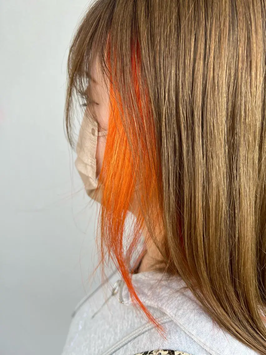 ミディアム カット ヘアカラー APREKO SAYAKAのヘアスタイル
