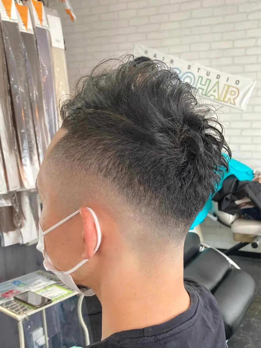 ショート メンズ カット パーマ Kimura Shinyaのヘアスタイル