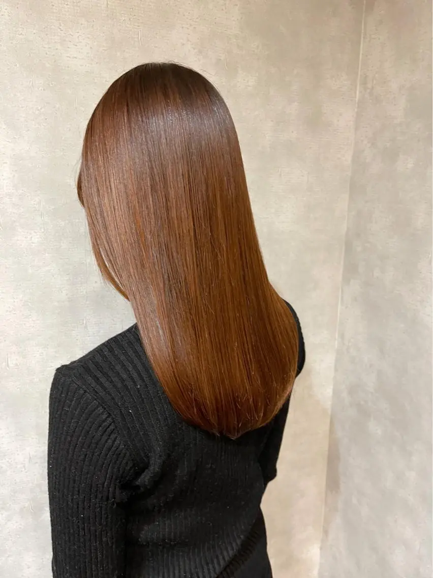 ロング 髪質改善 栗本 博史のヘアスタイル
