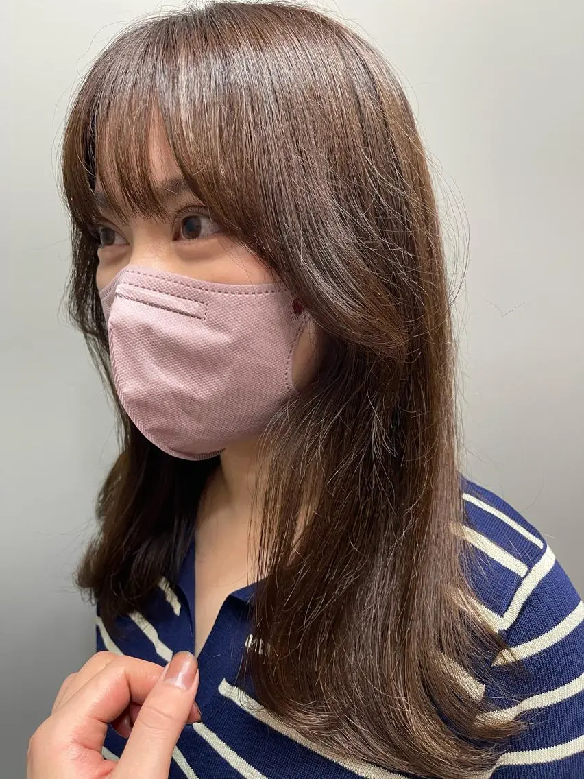ミディアム 韓国風ヘア 西梅田🌿髪質改善 井手　浩太朗のヘアスタイル