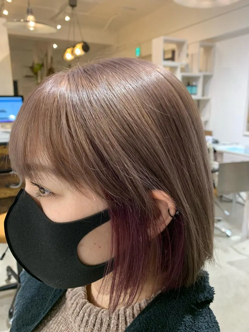 ミディアム カラー ヘアアレンジ メンズ カット ヘアカラー トリートメント Sia中野新橋 『JUNYA』のヘアスタイル