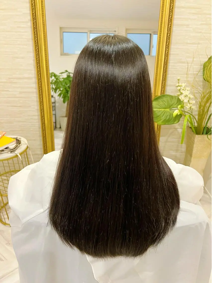 ロング 髪質改善 カット ヘアカラー 縮毛矯正 トリートメント la kaori secretのマツエク・マツパデザイン