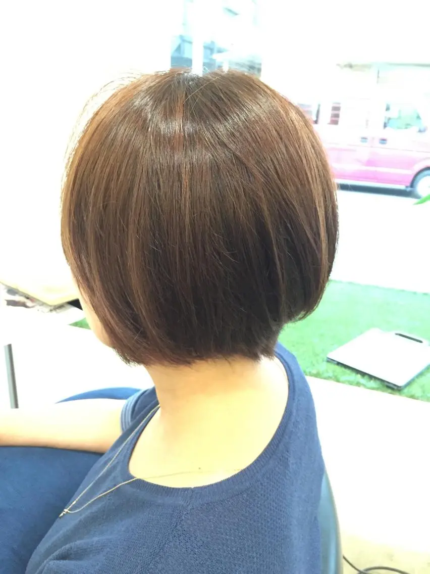 ショート ボブ 矢島 真樹のヘアスタイル