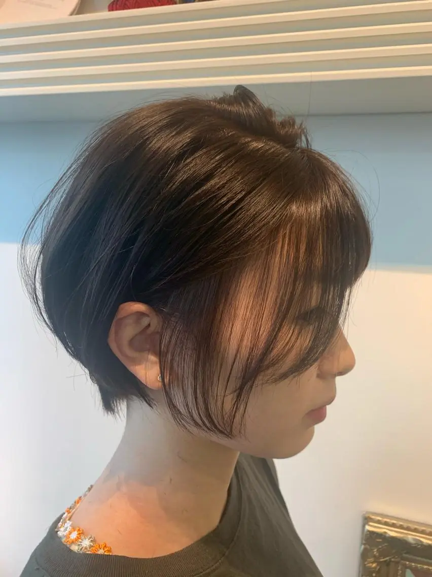 ショート 丸みショート ショートヘア カット ヘアカラー トリートメント ヘッドスパ ヘアセット 大宮/山口 竣也のヘアスタイル