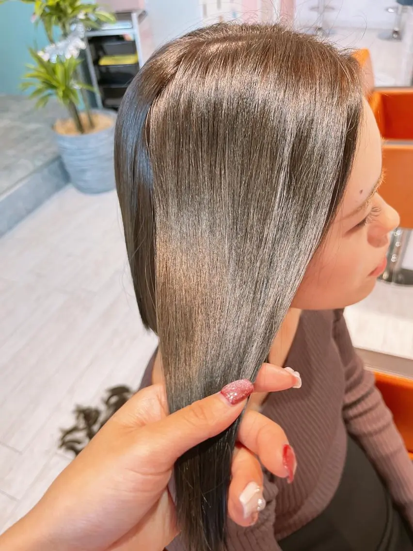 ミディアム カラー カット ヘアカラー トリートメント ✨️💎山口 真依💎✨️のヘアスタイル