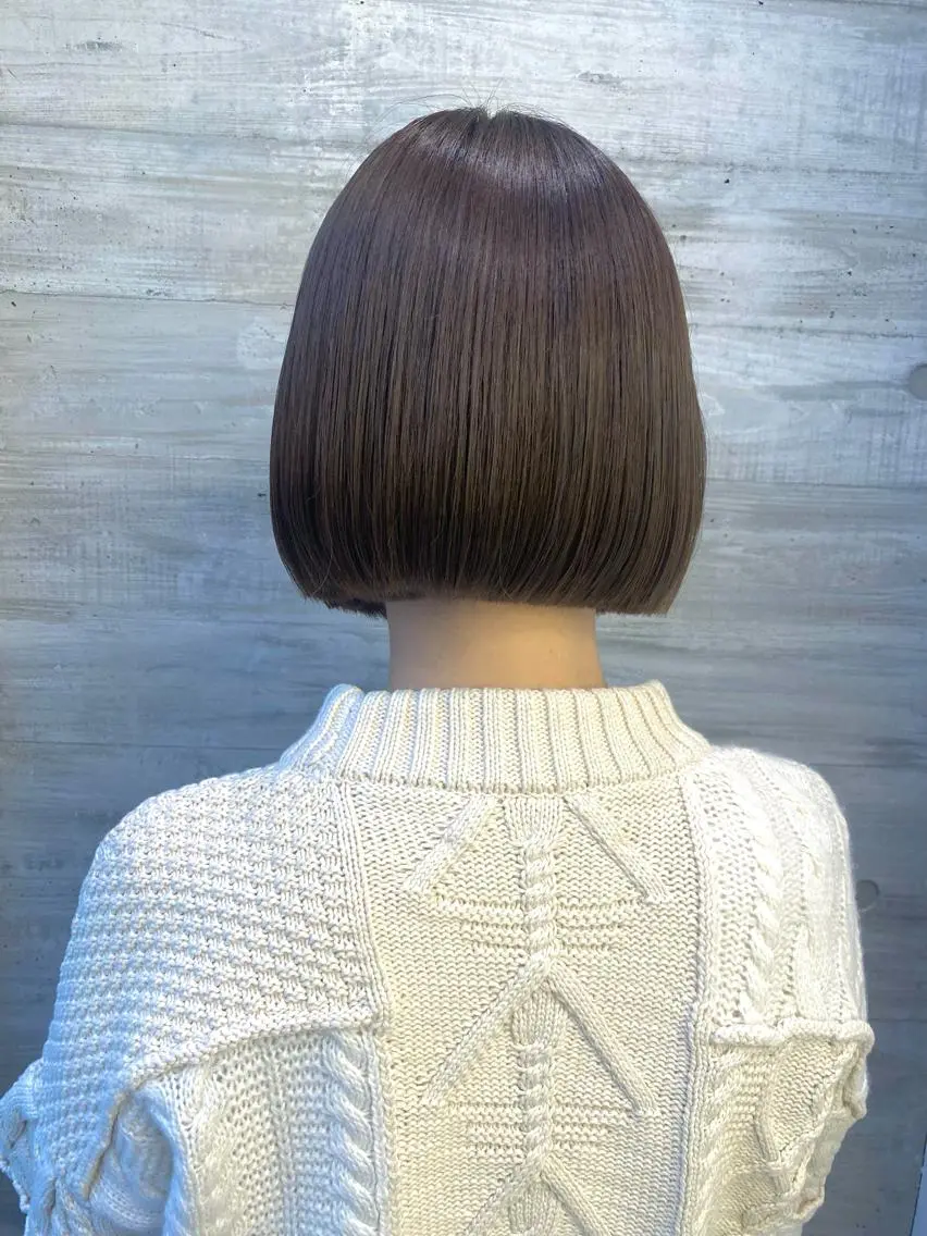 ミディアム Okamura Chisatoのヘアスタイル