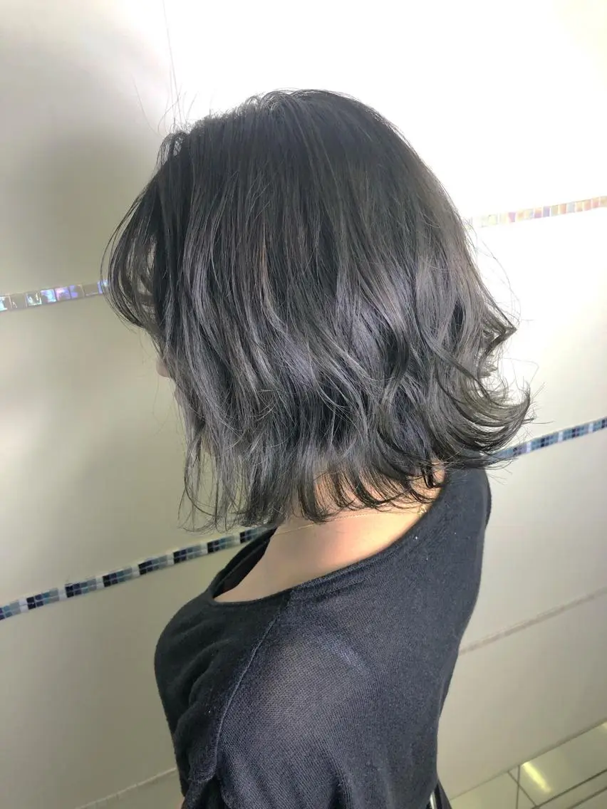 ショート カラー 透明感カラー ダークグレー ダークグレージュ グレージュ カット ヘアカラー トリートメント 髪質改善/美髪矯 正ヤマモトハルキのヘアスタイル