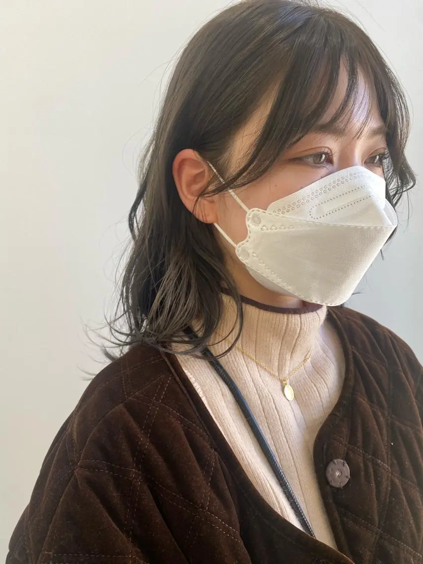 ミディアム カラー ヒラノホナミ 🫧透ける艶髪🫧のヘアスタイル