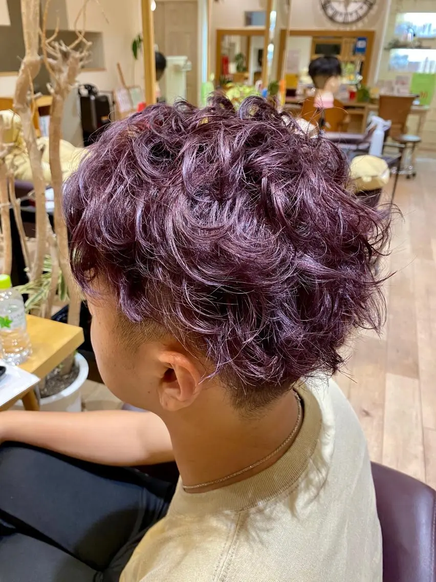 ショート カラー メンズ INCE HAIR 竹牟礼翔のヘアスタイル