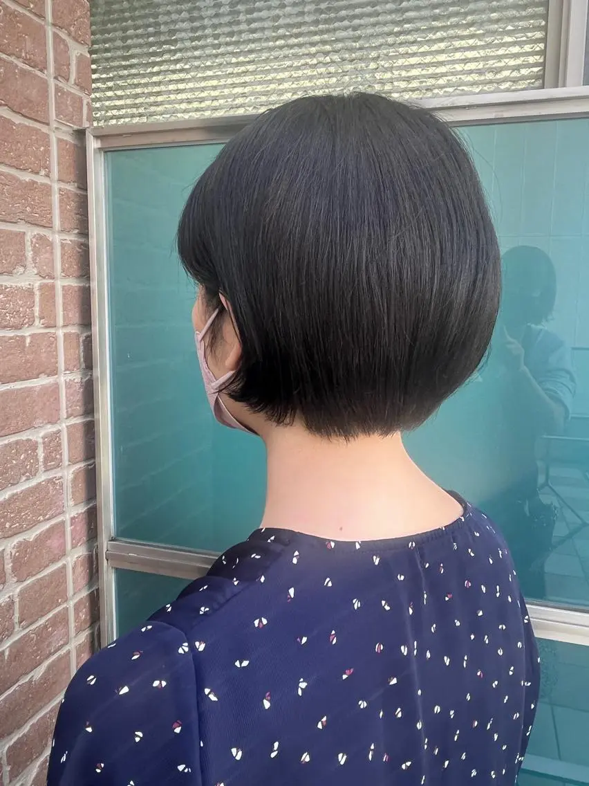 ショート カラー パーマ ヘアアレンジ メンズ キッズ ネイル マツエク・マツパ アイブロウ メンズパーマ ブラウンカラー ケアカラー 透明感カラー ピンクカラー 久木原 ゆりのヘアスタイル