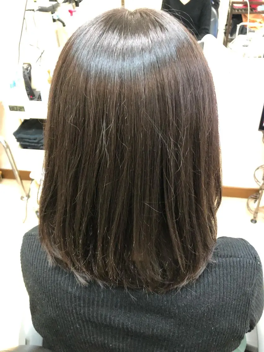 ミディアム 石塚 浩のヘアスタイル