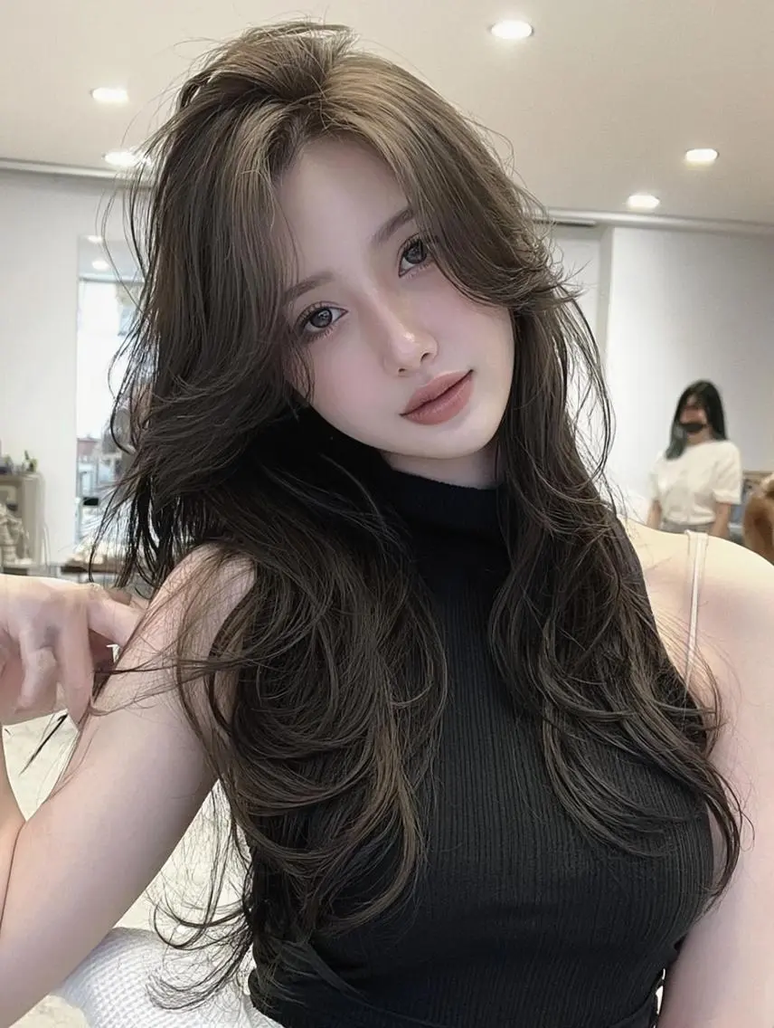 セミロング カット ヘアカラー 白髪ボカシ/ NOVEL富沢店☀️のヘアスタイル