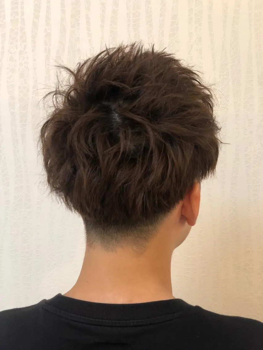 ショート メンズ マッシュ 刈り上げ KEN 🌟のヘアスタイル